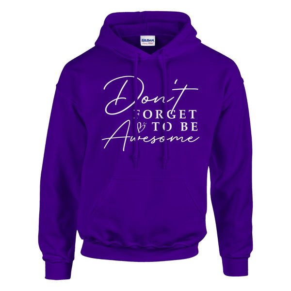 on't Forget to Shine - Inspirational Apparel - Purple - Hoodies