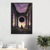 Timeless Fantasy Scene – Wooden Framed Poster - Black frame - Wooden Framed Posters