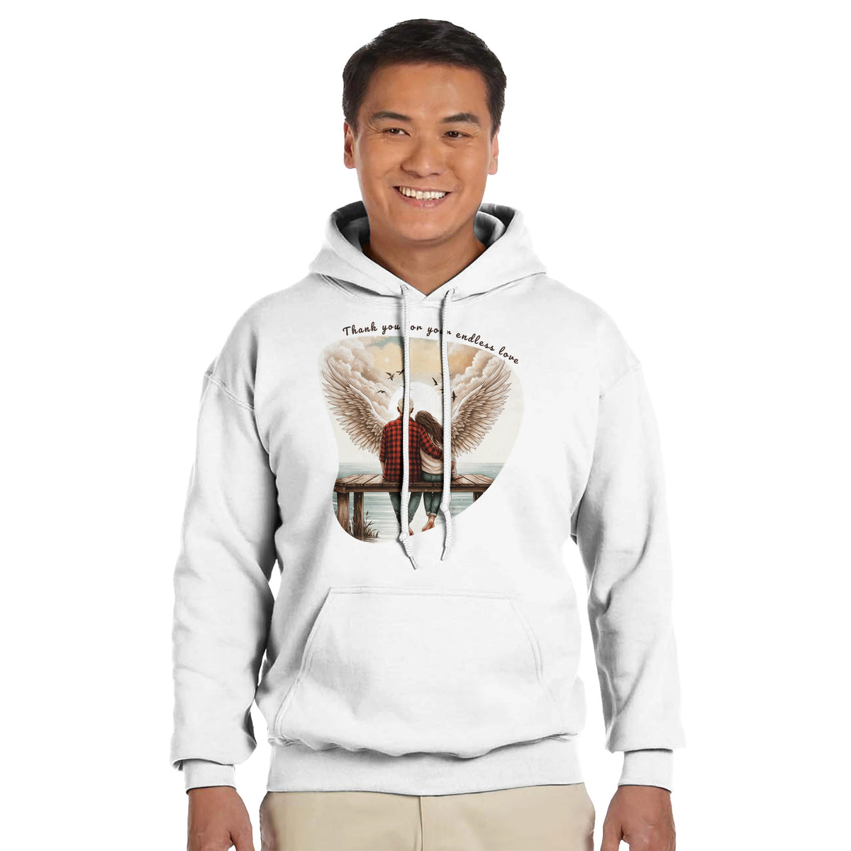 Wings of Love - Cherishing Every Moment - - Hoodies