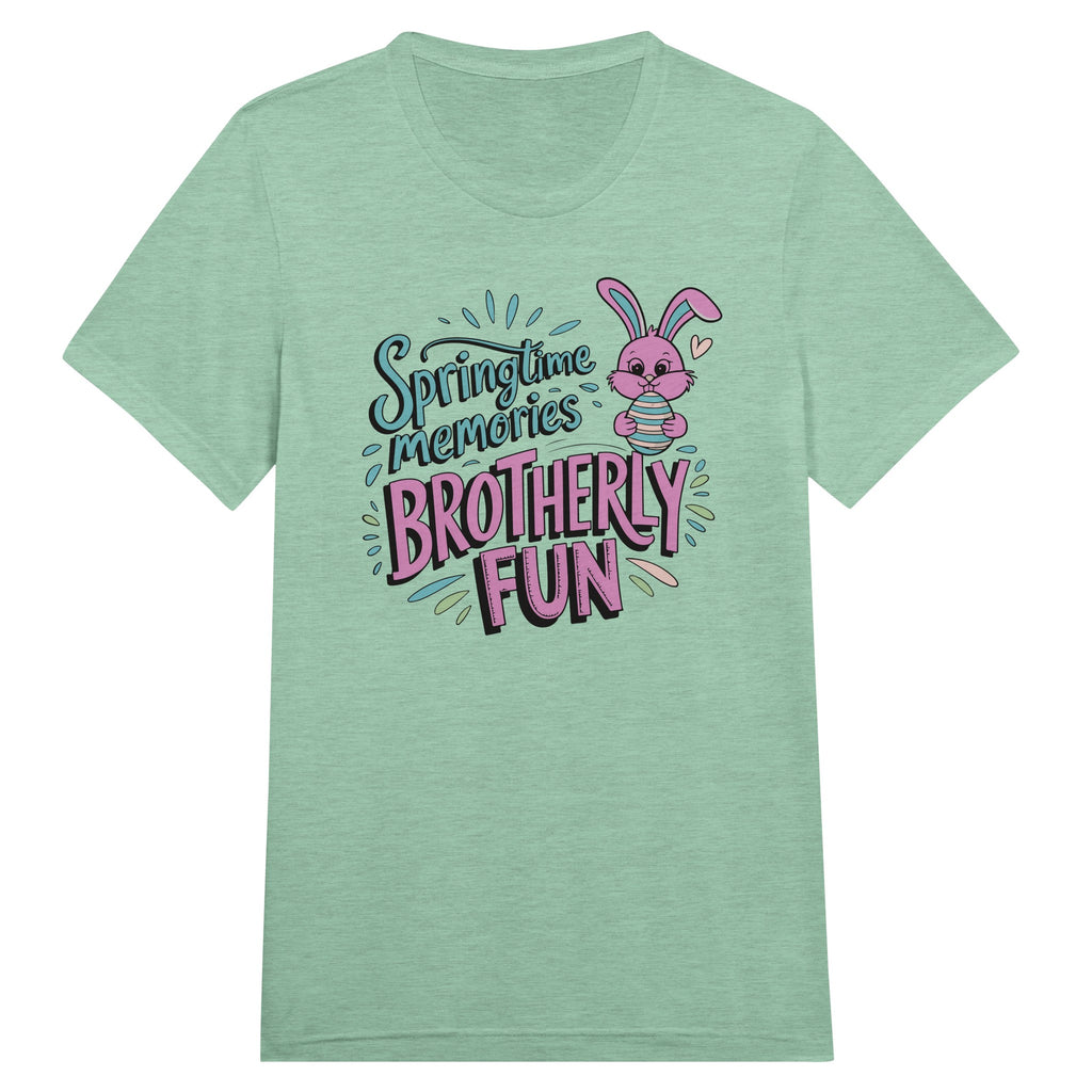 Brotherly Easter Fun – Springtime Memories T-Shirt - Mint Triblend - T-Shirt