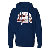 Empowerment in Every Word - Diagnostic Hoodie Edition - Classic Navy - Hoodies