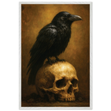 Dark Elegance Wooden Framed Poster – Perfect Gift - - Wooden Framed Posters