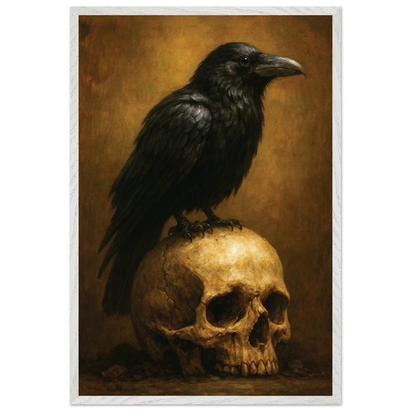 Dark Elegance Wooden Framed Poster – Perfect Gift - - Wooden Framed Posters