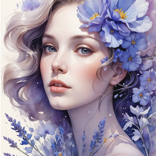 Enchanted Floral Portraits - - Posters, Prints, & Visual Artwork