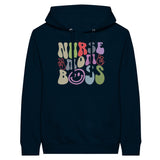 Celebrate the Strength of Nurse, Mom, Boss - Unisex Hoodie - Navy - Hoodies