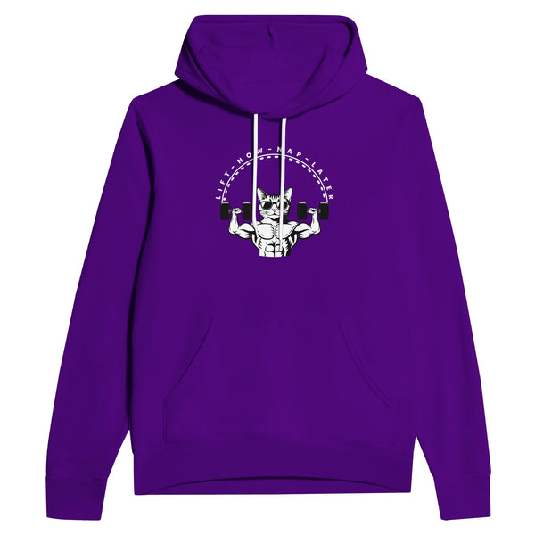 Brawn & Paws - Embrace the Power of Meow! - Team Purple - Hoodies