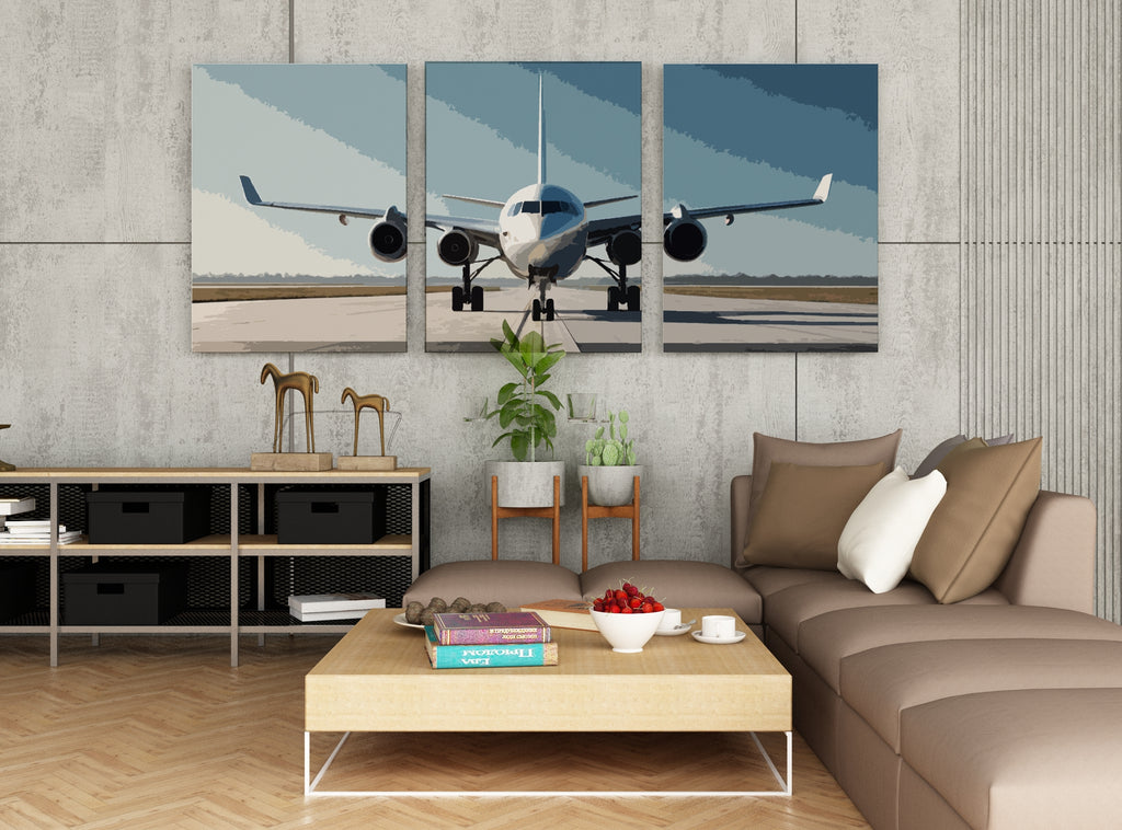 Aviation Elegance in Triptych - - Posters, Prints, & Visual Artwork