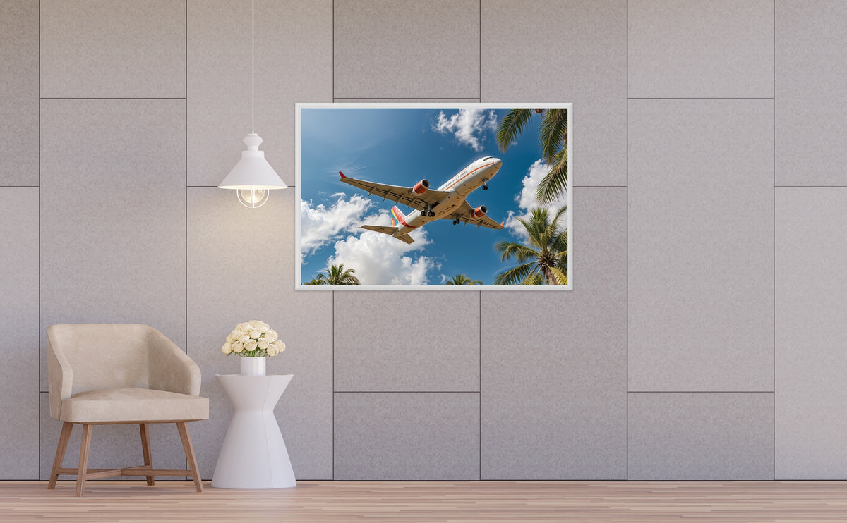 Soaring Skies - Tropical Takeoff - 24x36 - Framed Posters