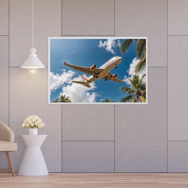 Soaring Skies - Tropical Takeoff - 24x36 - Framed Posters