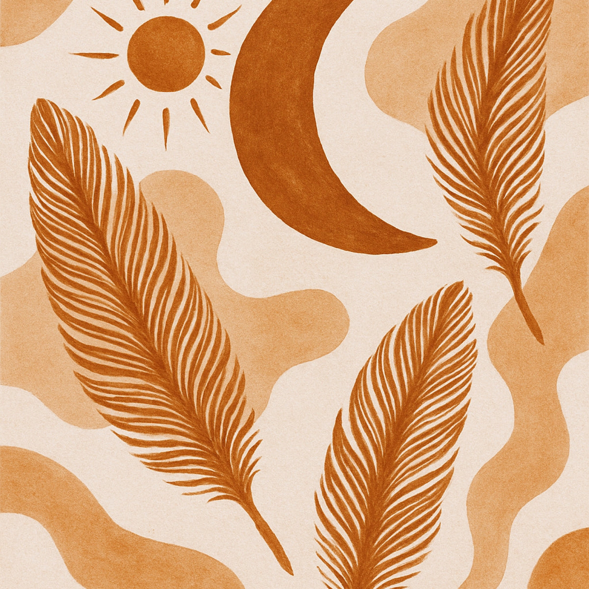 Celestial Drift - Wood and Metal Framed Poster - - Framed Posters