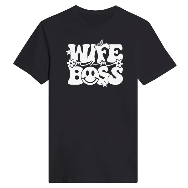 Leading with Love - Wife Boss Statement Apparel - Black - Print Material