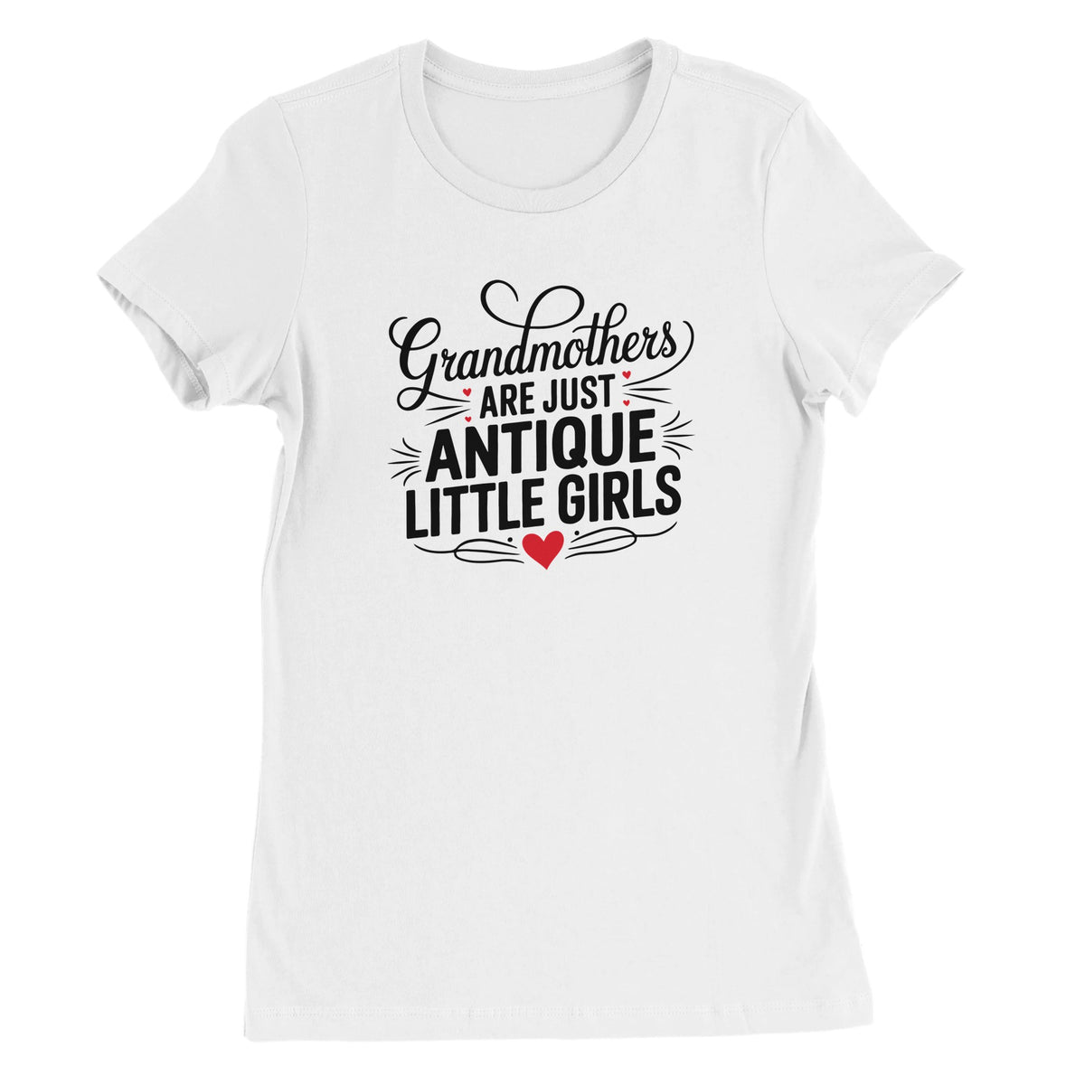 Funny Grandmother Tee Gift – Bella + Canvas Comfort - White - T-Shirt