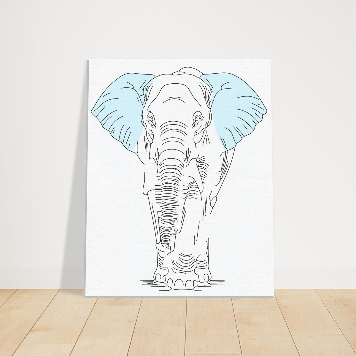 Majestic Elephant - A Symbol of Strength - - Canvas Prints