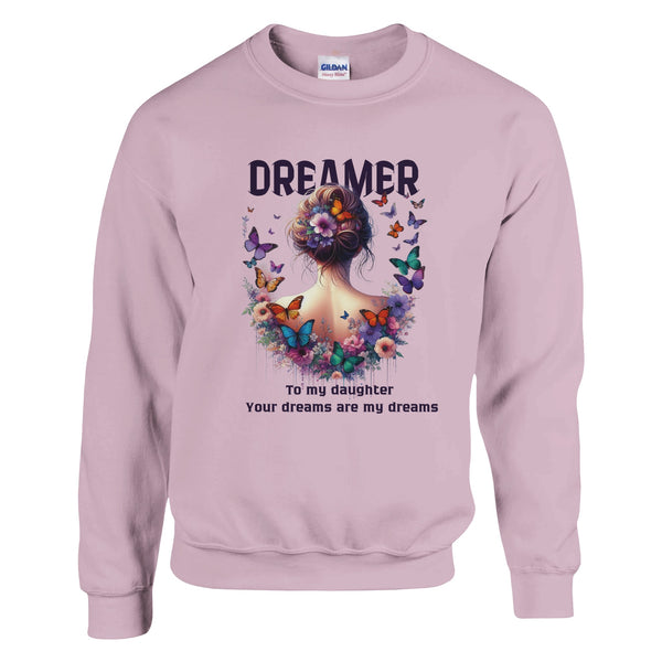 Butterflies and Dreams – A Mother’s Love in Every Flight - Light Pink - Sweatshirts