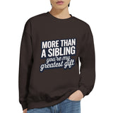 Greatest Gift of All - Brotherly Love Crewneck - Dark Chocolate - Sweatshirts