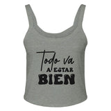 Comfort in Words - Toda Va a Estar Bien - Athletic Heather - Tank Tops