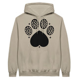 Tread Lightly - Dog Paw Print Hoodie for Animal Lovers - Sand - Hoodies