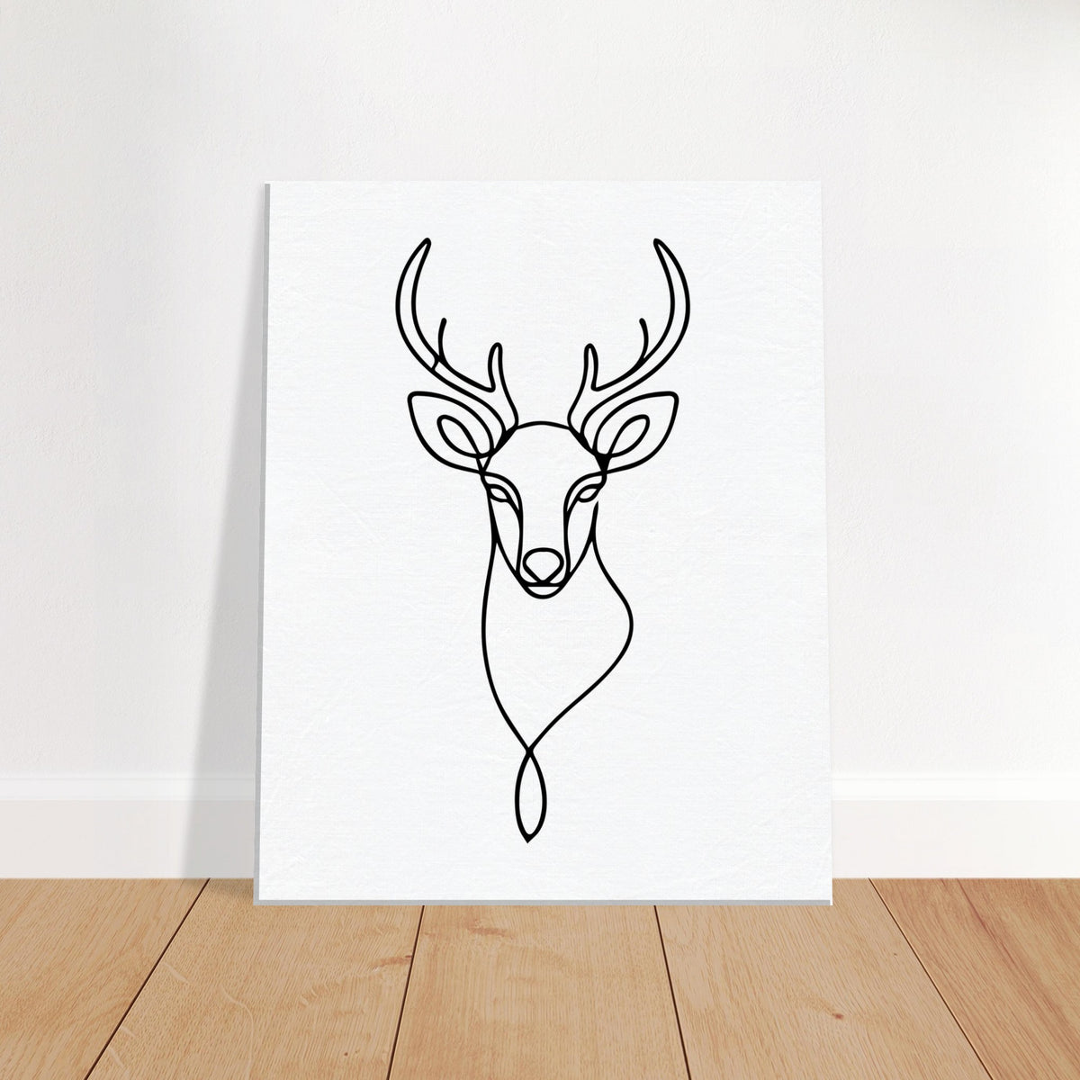 Timeless Beauty - Majestic Deer Outline Canvas - - Canvas Prints