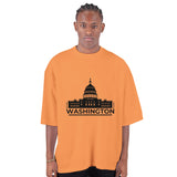 Capitol Elegance - Washington Pride Tee - Peach - T-shirts