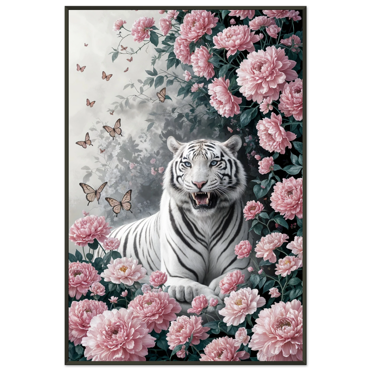 Grace in Fierce Bloom - Metal Framed Poster - - Metal Framed Posters