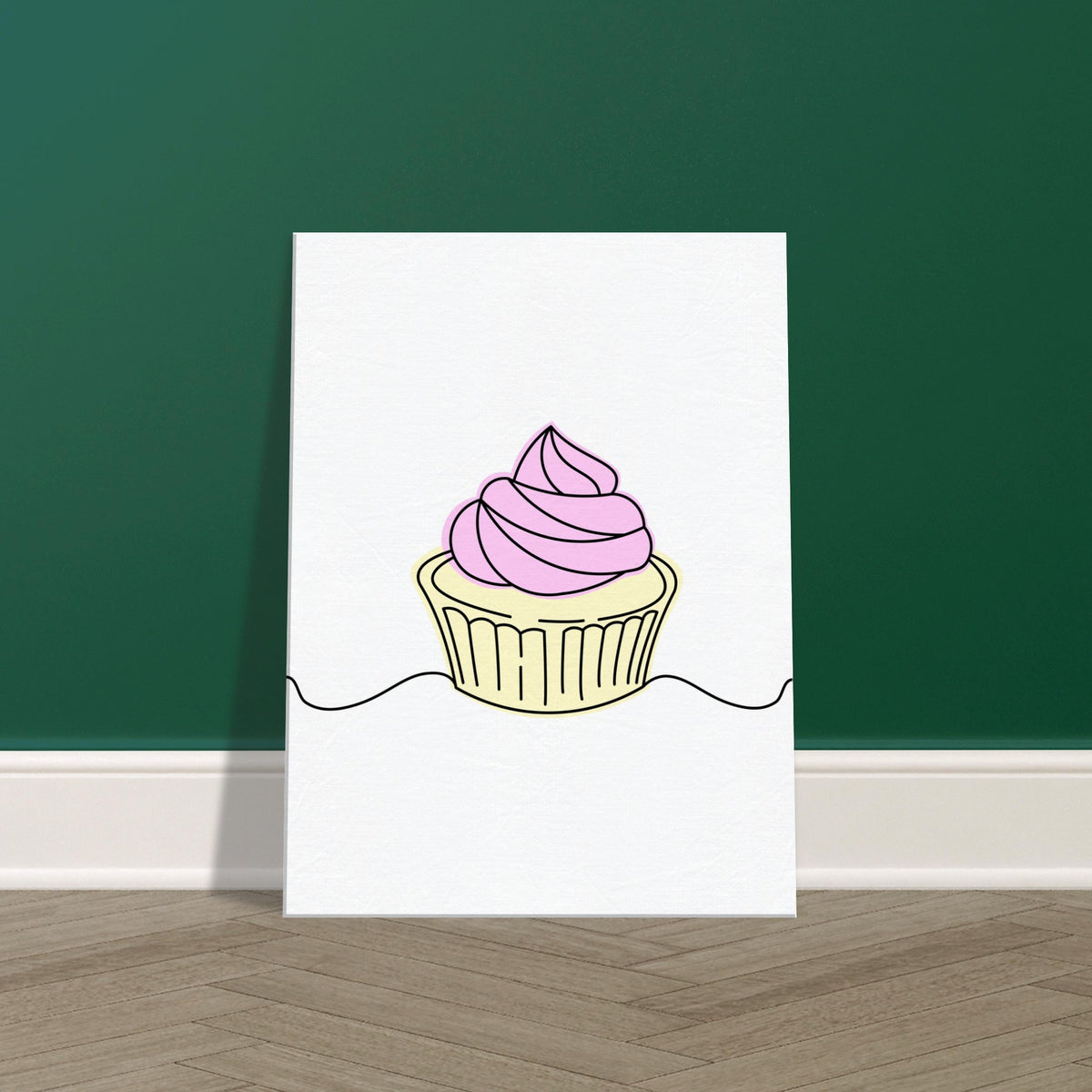 Cupcake Dreams - Soft Hues & Sweet Memories - 60x80 cm 24x32″ - Canvas Prints