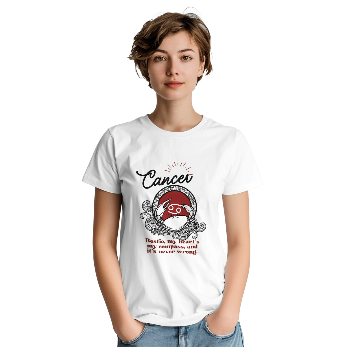 Zodiac Star Signs Tee – A Meaningful Gift for All Signs - Cancer - T-Shirts