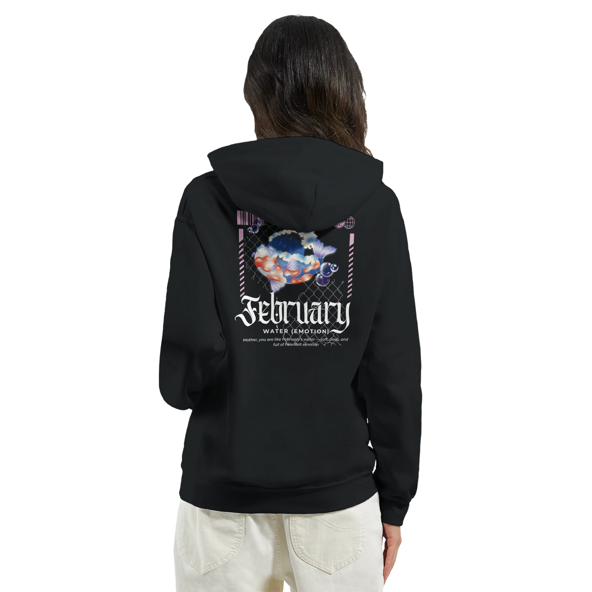 Gildan® Hoodie Gift for Mom – 12 Months of Love & Elements - February - Hoodies