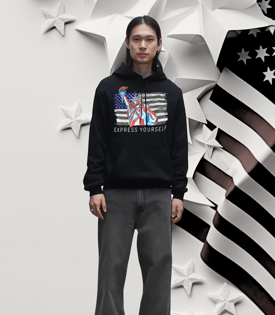 Liberty in Style - o' Jimu Ray 4th July Special - - Hoodies