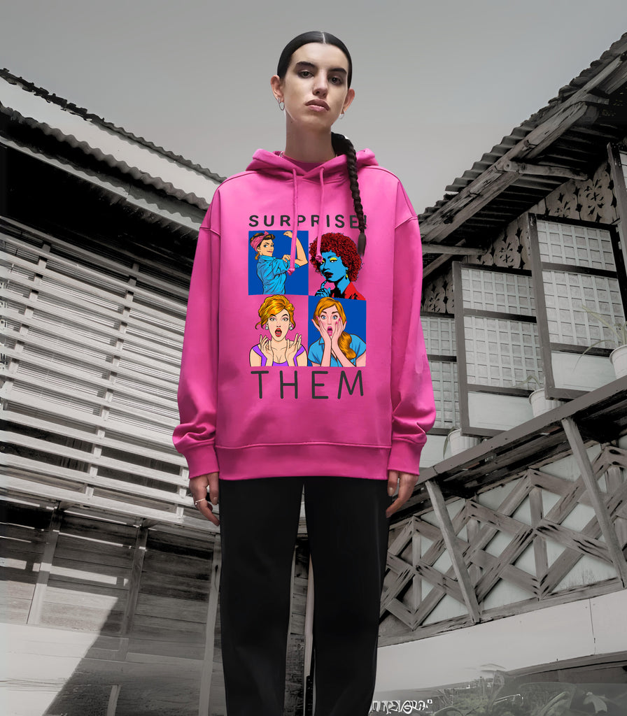 Pop Art Surprise - Empowerment Hoodie - - Hoodies