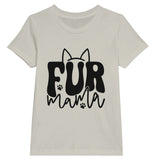 Cherish Furry Bonds - Fur Mama Shirt - Ash - T-shirts