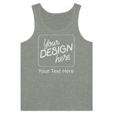 Stay Cool and Comfy - The Ultimate Customizable Unisex Tank Top - Athletic Heather - Print Material