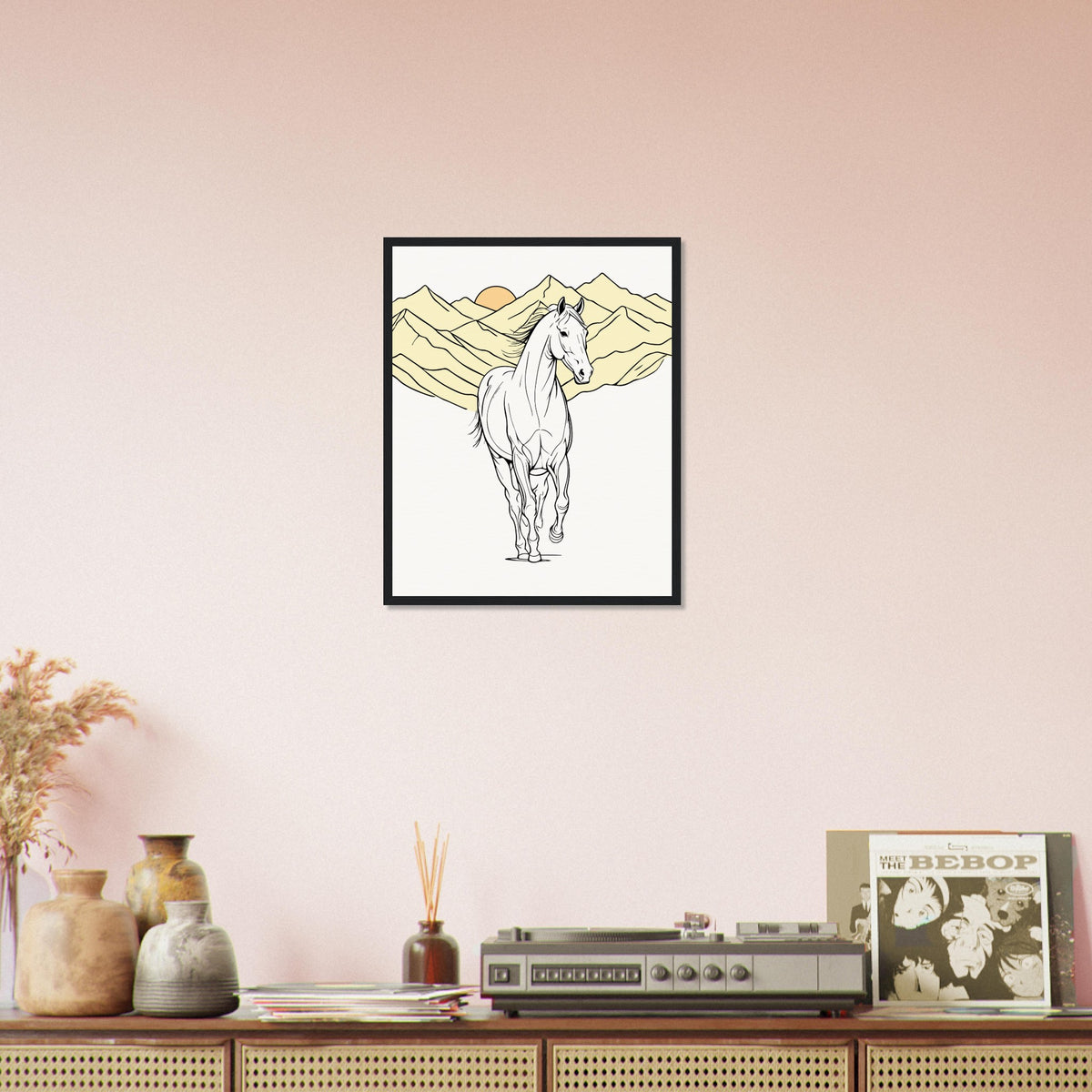 Mountain Majesty - The Spirit of the Wild - - Wooden Framed Posters