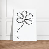 Modern Flora - Artistic Flower Canvas - 60x80 cm 24x32″ - Canvas Prints