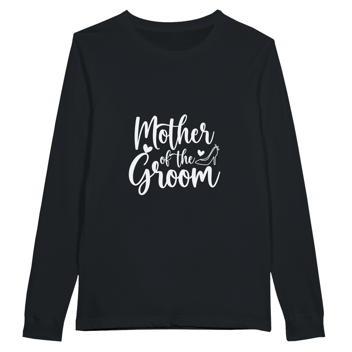 Mother of Groom - A Timeless Tribute Tee - Black - Long Sleeve T-shirts