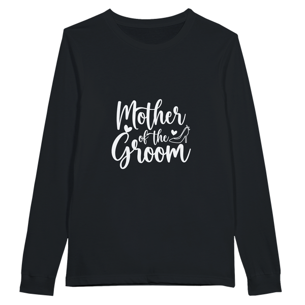 Mother of Groom - A Timeless Tribute Tee - Black - Long Sleeve T-shirts