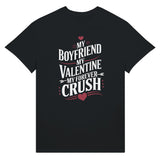 Sealed with Love - Heart & Whiskers Valentine Tee - Black - T-Shirt