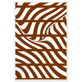 Flowing Lines - Contemporary Wall Art - 60x90 cm 24x36″ White frame - Wooden Framed Posters