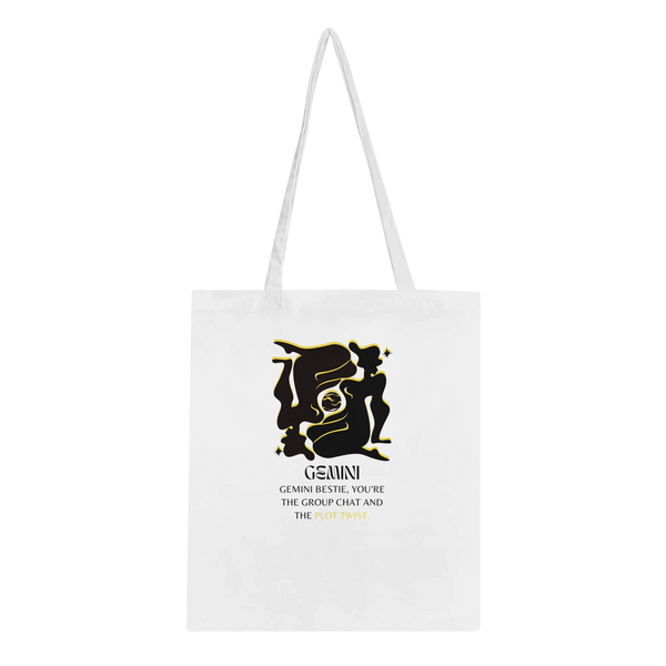 Zodiac Sign Tote Bag – Gift for Astrology Lovers - Gemini - Tote Bags