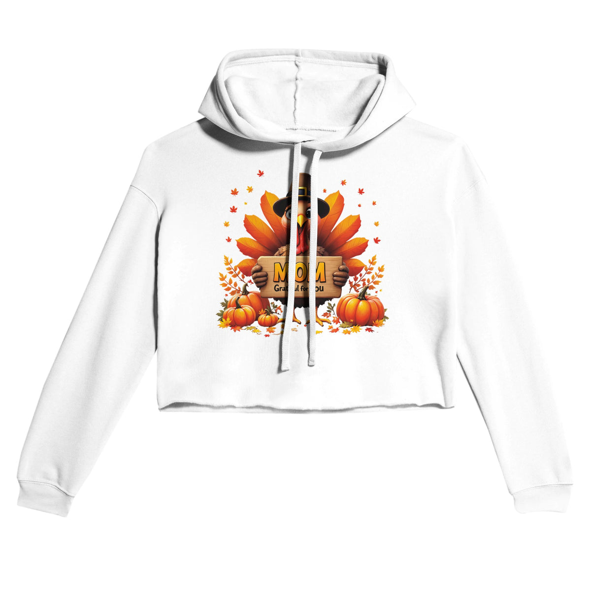 Thanksgiving Cheer - A Special Tribute to Mom - White - Hoodies