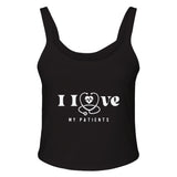 Empathy Elevated - Explore Our Patient Love Series - solid blk blend - Tank Tops