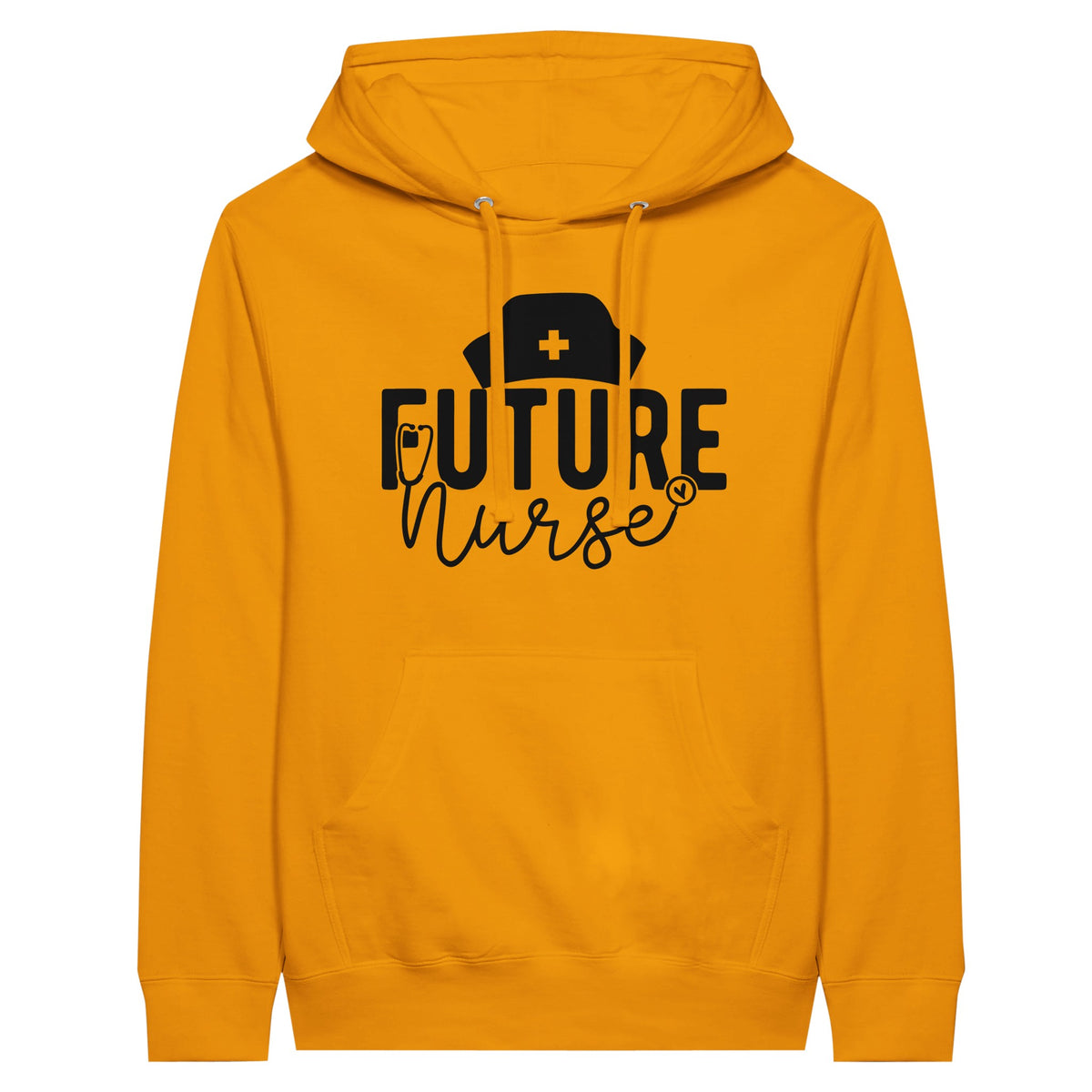 Future Nurse - Embrace Your Calling with Every Thread - Gold M - Hoodies