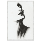 Grace in Silence – Wooden Framed Poster Gift - White frame - Wooden Framed Posters