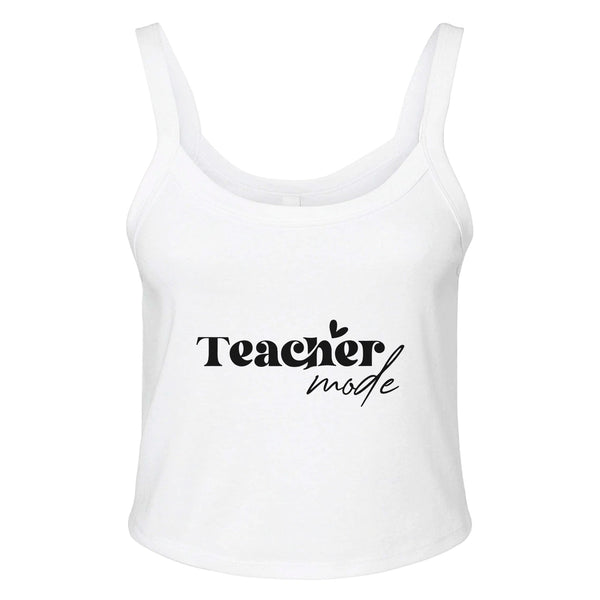 Teacher Mode - Educating in Style - solid wht blend - Print Material