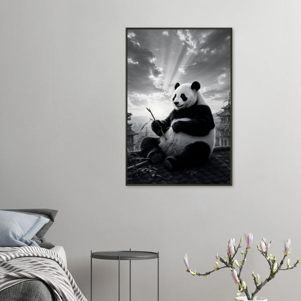 Urban Panda - Cityscape Framed Poster - - Metal Framed Posters