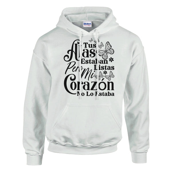 Courageous Spirit - Tus Alas EstaBan Listas Line - White - Hoodies