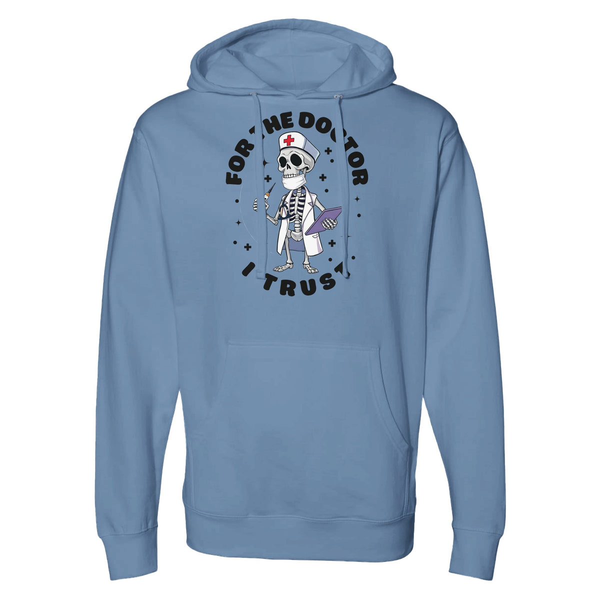 Trust in Style - The Doctor’s Halloween Edition Sweatshirt - Royal Heather - Hooded Sweatshirt