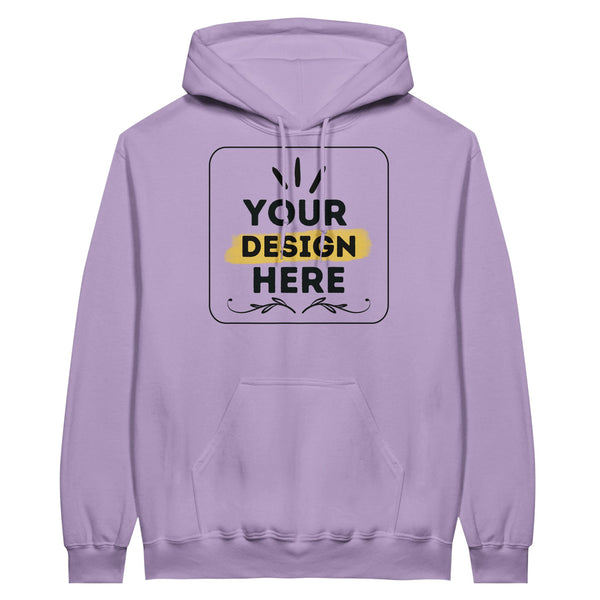 Cozy Up in Style - Classic Customizable Unisex Pullover Hoodie - Orchid - Unisex Hoodies