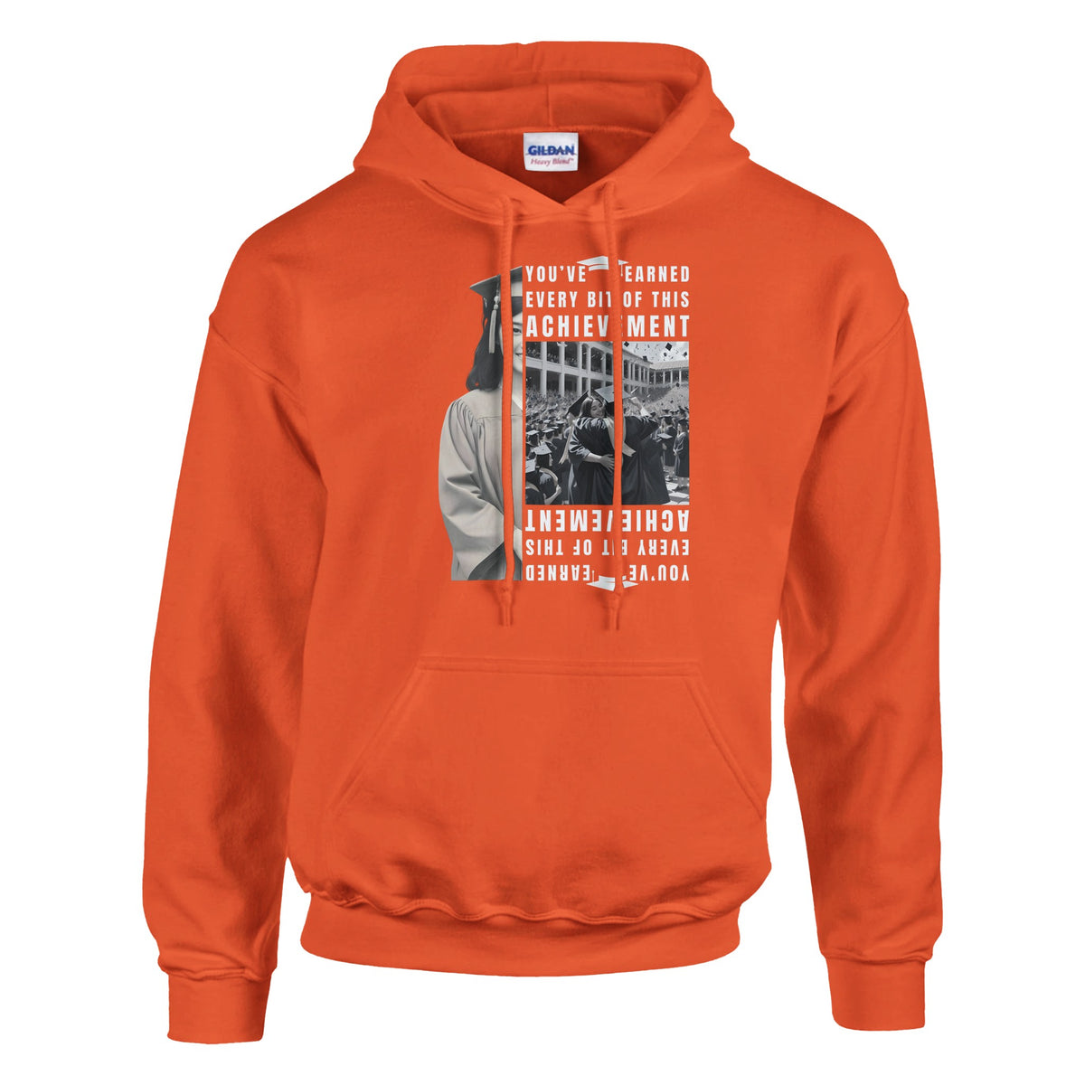 The Graduate’s Triumph - A Cozy Commemoration - Orange - Hoodies