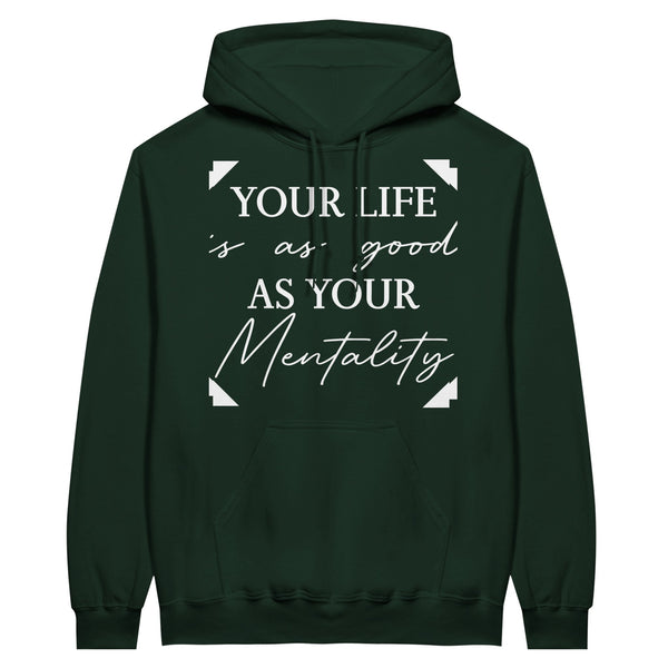 Mindset Matters - Classic Unisex Pullover Hoodie - Forest Green - Hoodies