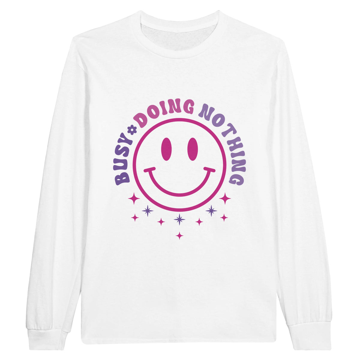 Mindful Moments - Reflect with 'BUSY DOING NOTHING - White - Sweatshirt